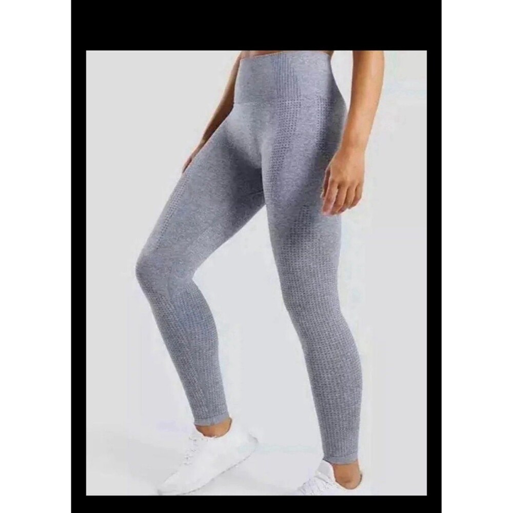 High waisted yoga Leggings in Grey size L 10/12
